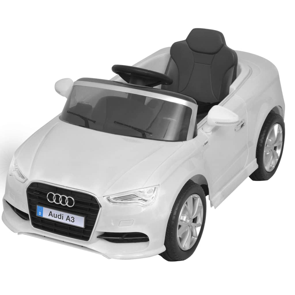 Elektrische Speelgoedauto Met Afstandsbediening Audi A3 Wit