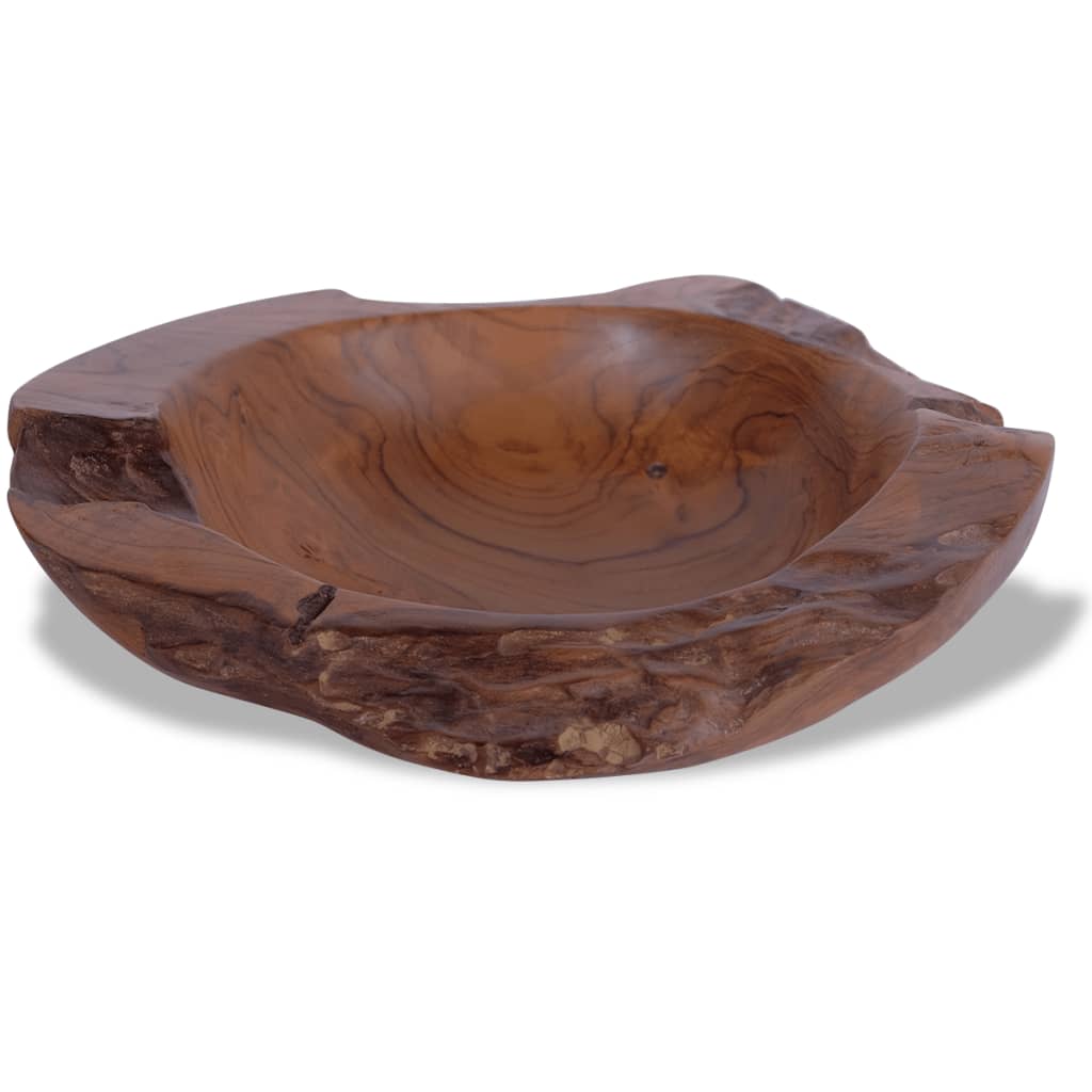 Schaal Massief Teakhout 30 Cm