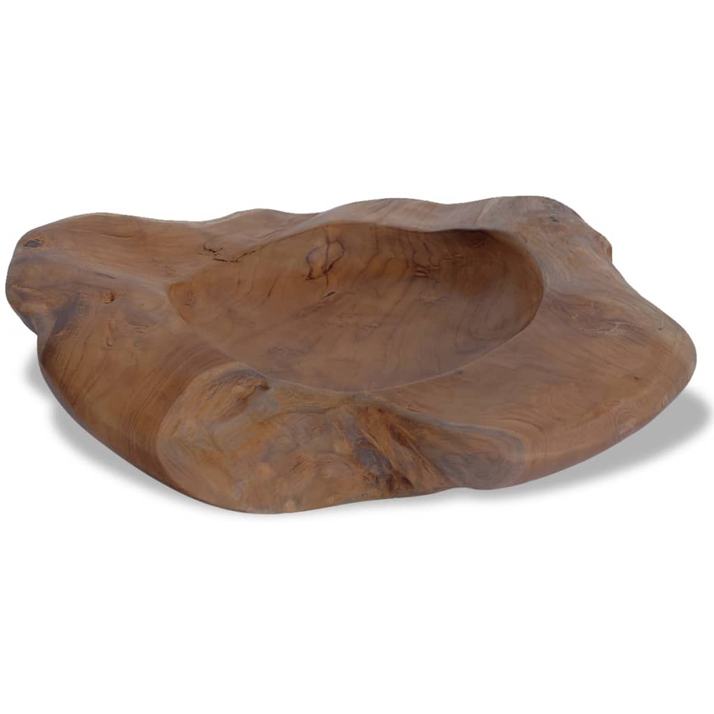 Schaal Massief Teakhout 30 Cm