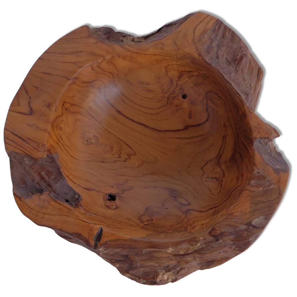 Schaal Massief Teakhout 30 Cm