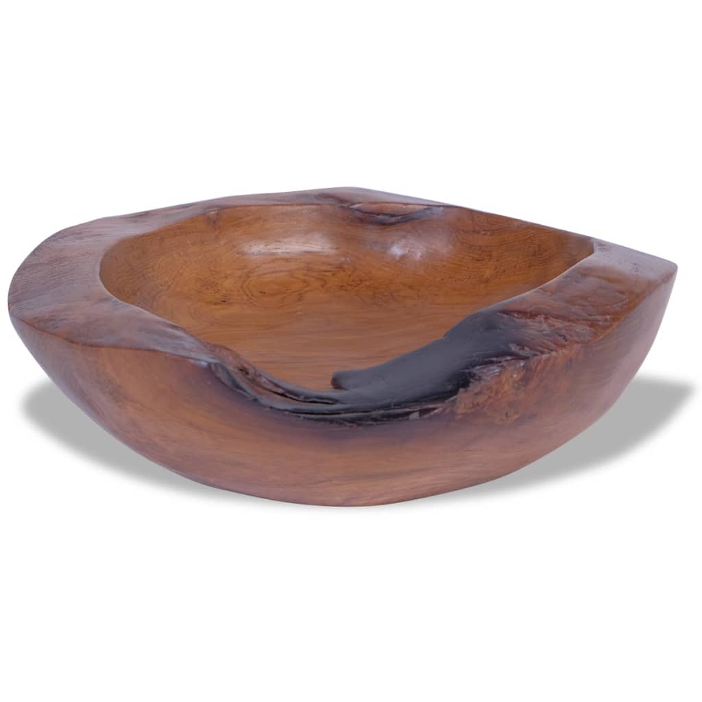 Schaal Massief Teakhout 50 Cm