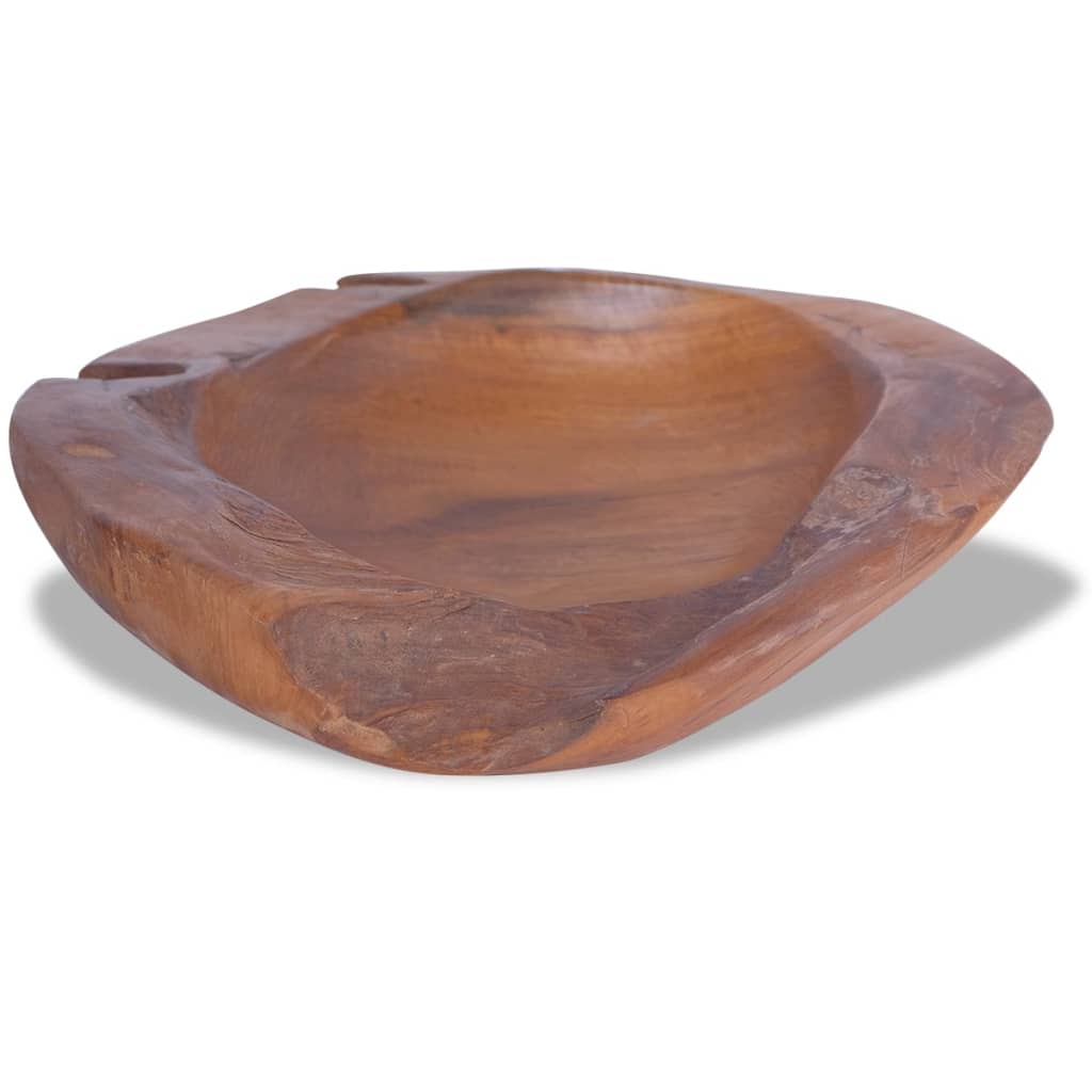 Schaal Massief Teakhout 50 Cm