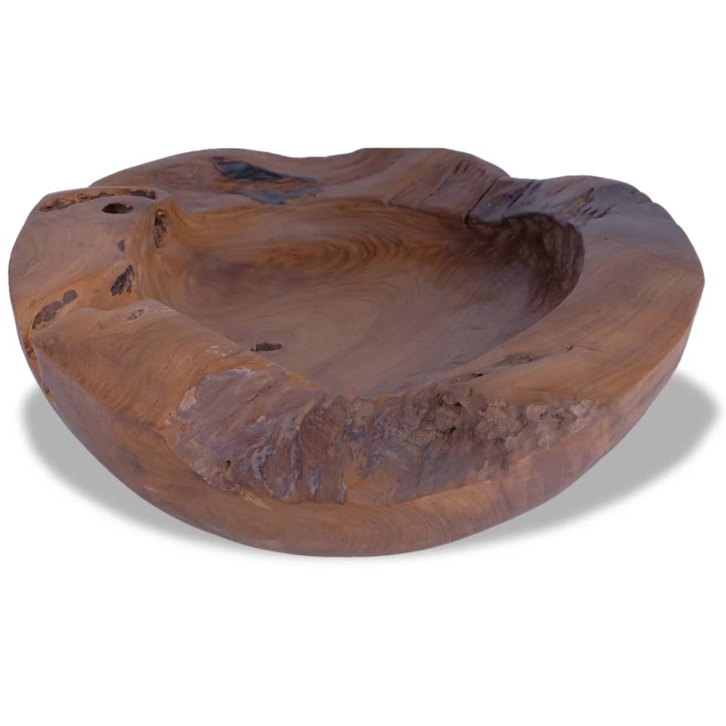 Schaal Massief Teakhout 50 Cm