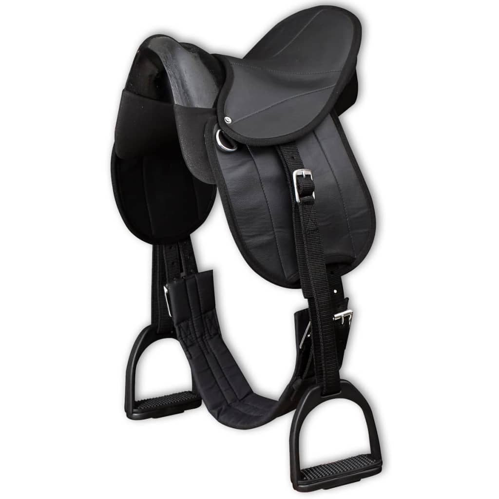 Ponyzadel Set 10" Zwart
