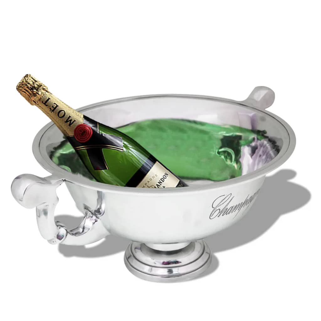 Prijzenbeker Champagnekoeler Aluminium Zilver