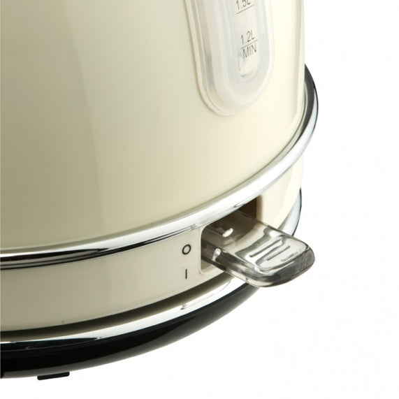Bourgini Nostaligische Thermo Waterkoker 1,7L 2200W Creme