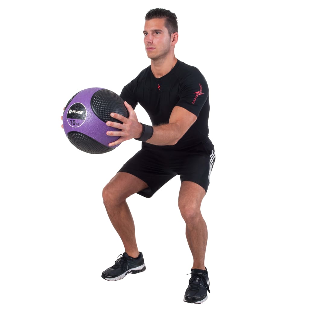 Pure2Improve Medicijnbal 10 Kg Paars