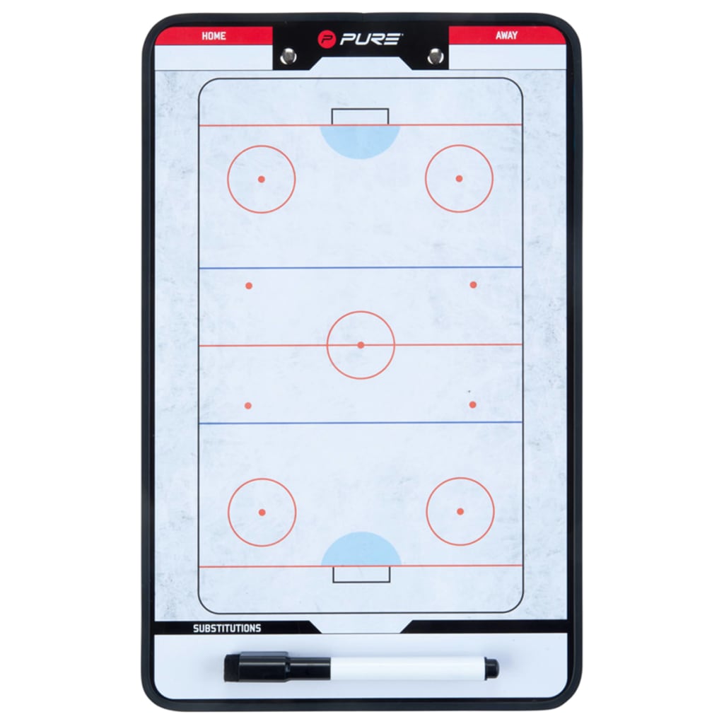 Pure2Improve Coach-Bord Dubbelzijdig Ijshockey 35X22 Cm P2I100640