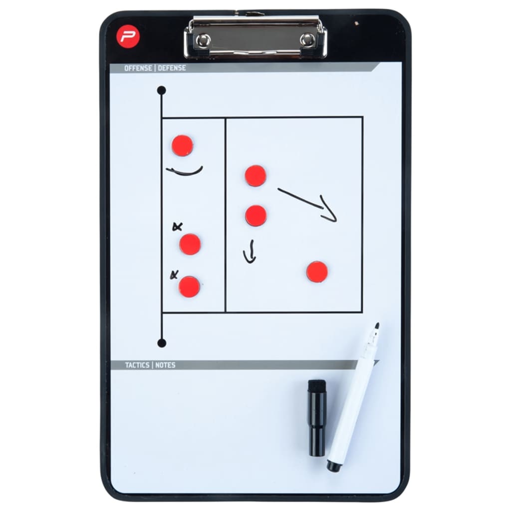 Pure2Improve Coach-Bord Dubbelzijdig Volleybal 35X22 Cm P2I100690