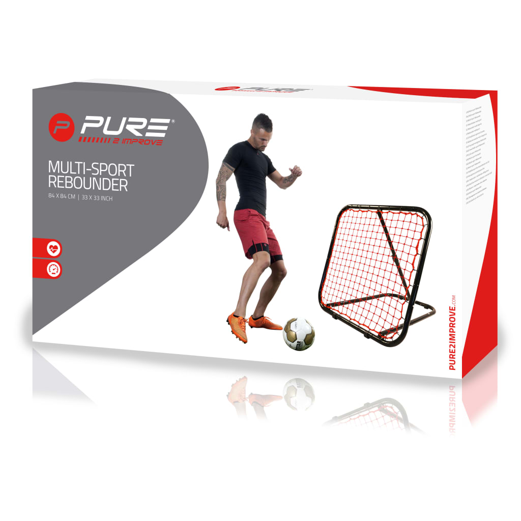 Pure2Improve Voetbal Rebounder 84X84 Cm