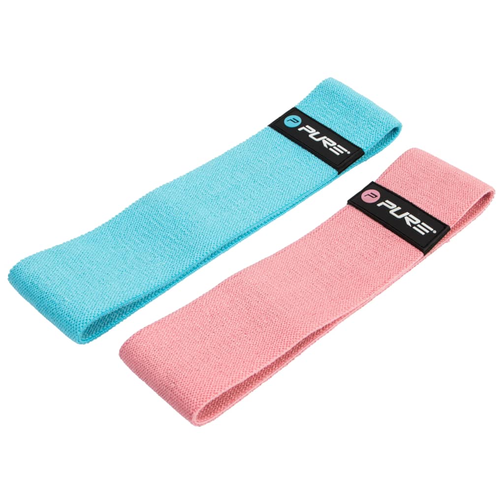 Pure2Improve Trainingsbandenset Blauw En Roze