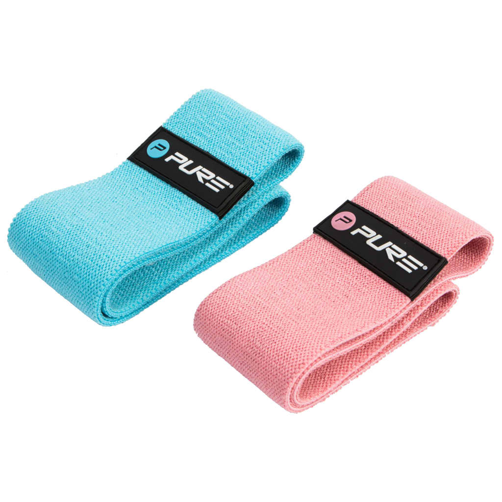 Pure2Improve Trainingsbandenset Blauw En Roze