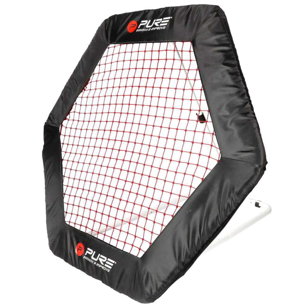 Pure2Improve Voetbal Rebounder Zeshoekig 140X125 Cm