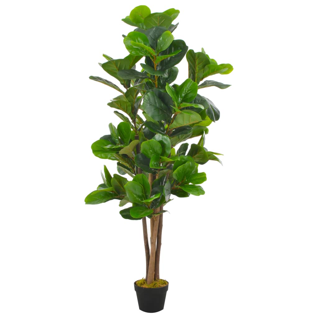 Kunstplant Met Pot Vioolbladplant 152 Cm Groen
