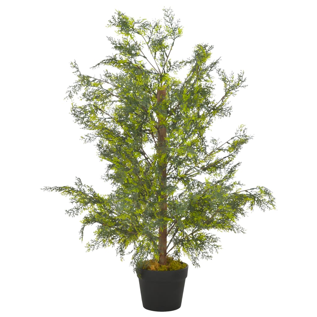 Kunstplant Met Pot Cipresboom 90 Cm Groen