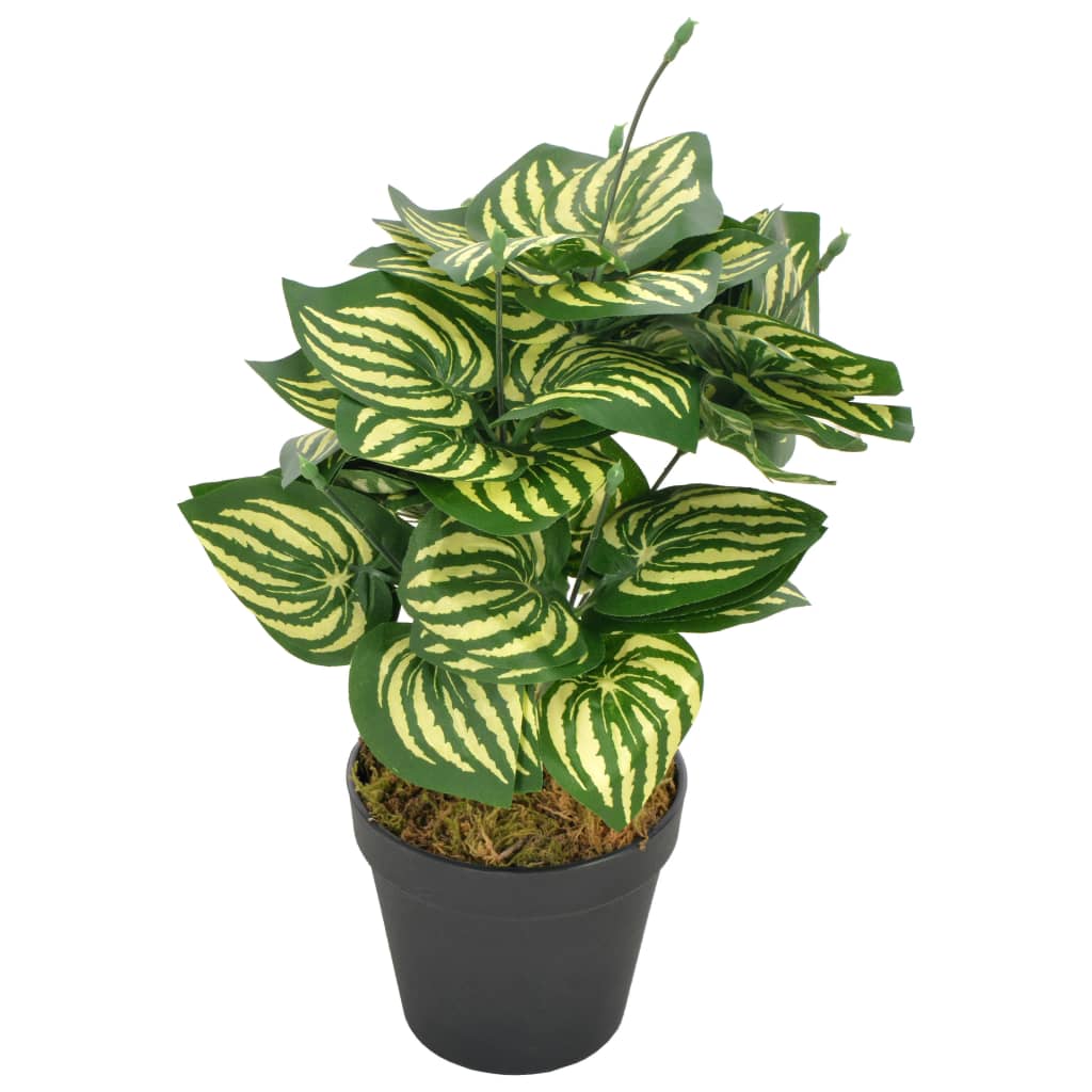Kunstplant Met Pot Watermeloenplant 45 Cm Groen