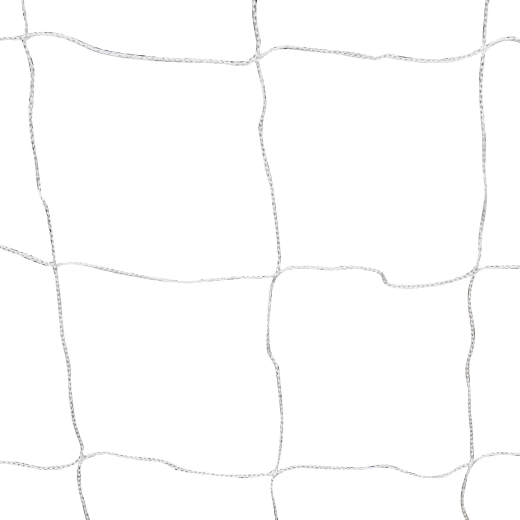 Voetbaldoelen 2 St Met Netten 182X61X122 Cm Staal Wit