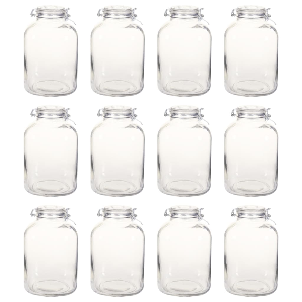 Jampotten Met Sluiting 12 St 5 L Glas