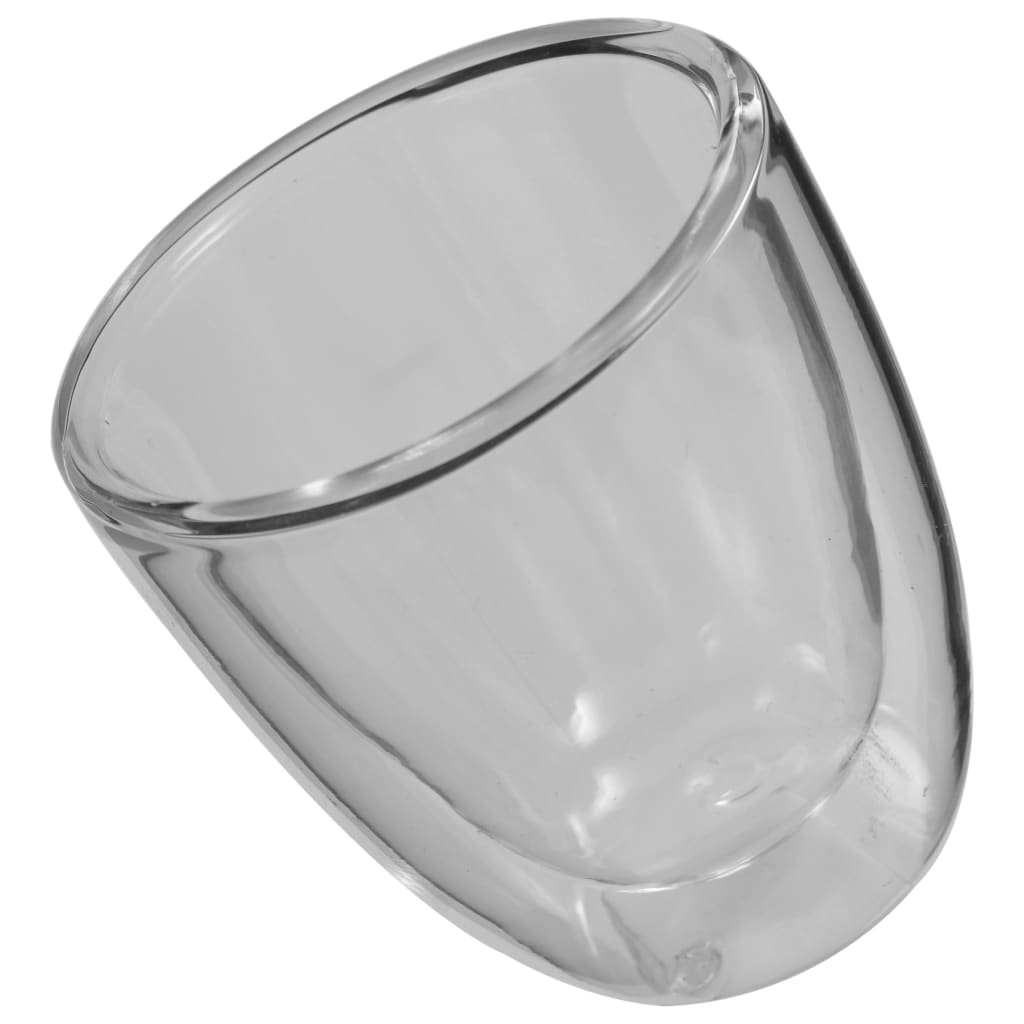 Thermoglazen Voor Espresso Dubbelwandig 6 St 80 Ml