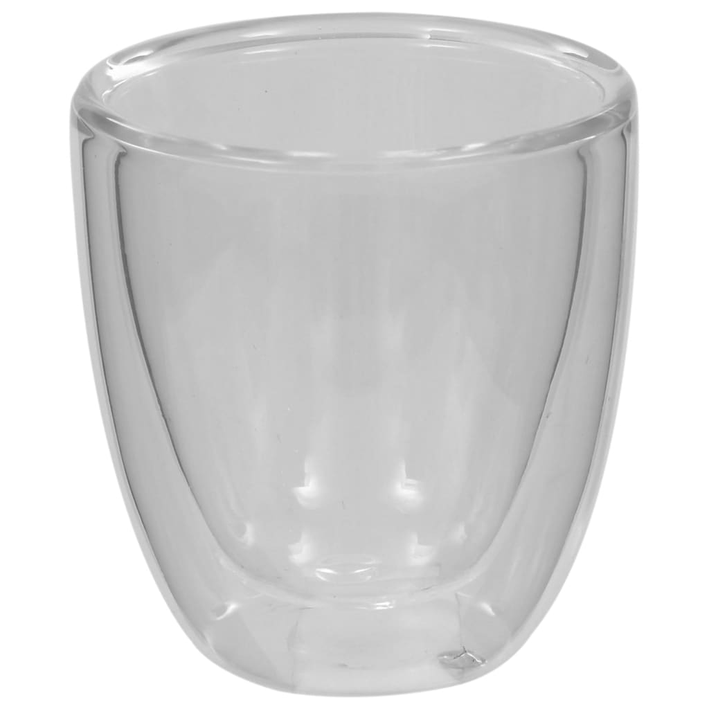 Thermoglazen Voor Espresso Dubbelwandig 6 St 80 Ml