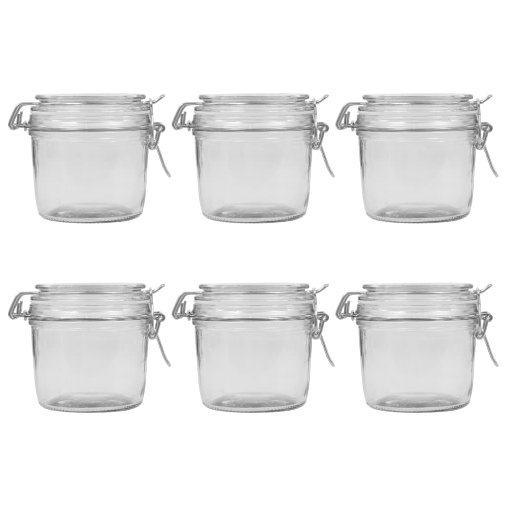 Opbergpotten Met Klemsluiting 6 St 340 Ml