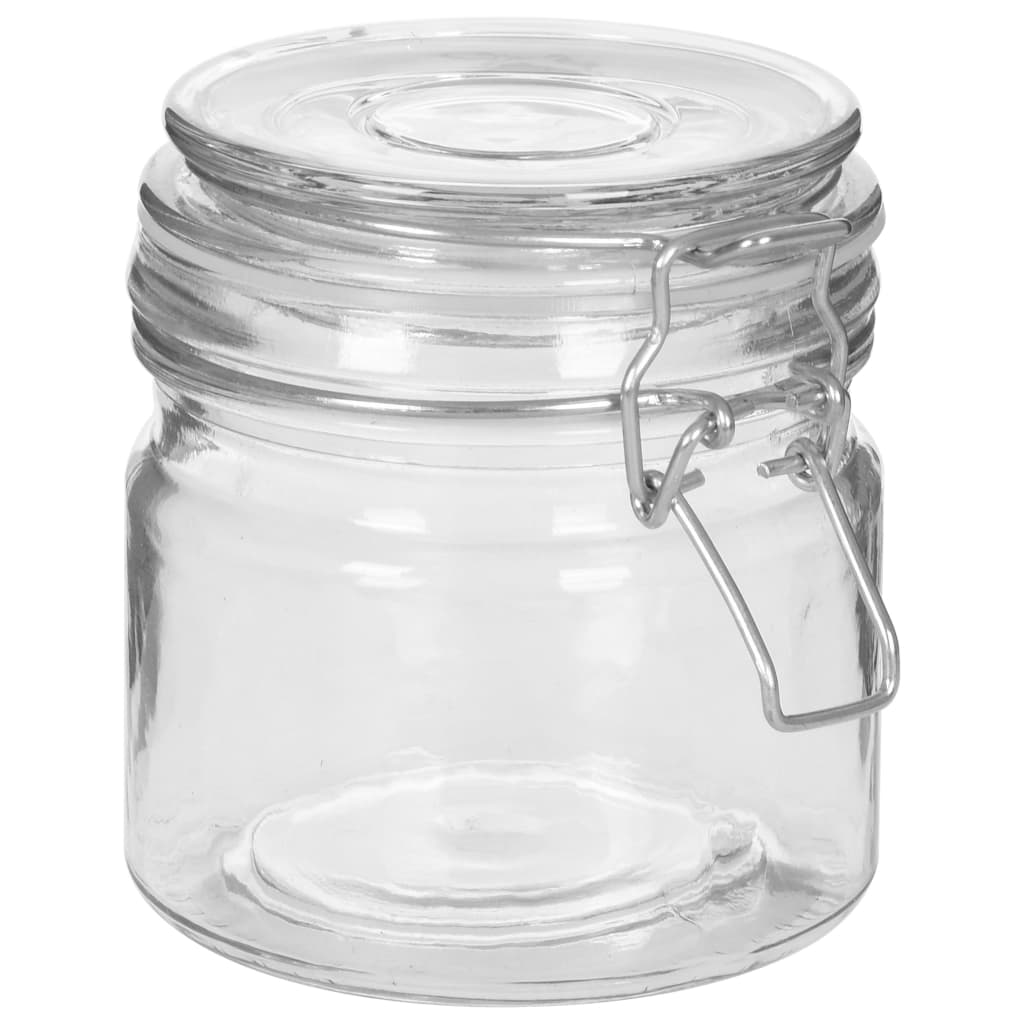 Opbergpotten Met Klemsluiting 6 St 500 Ml