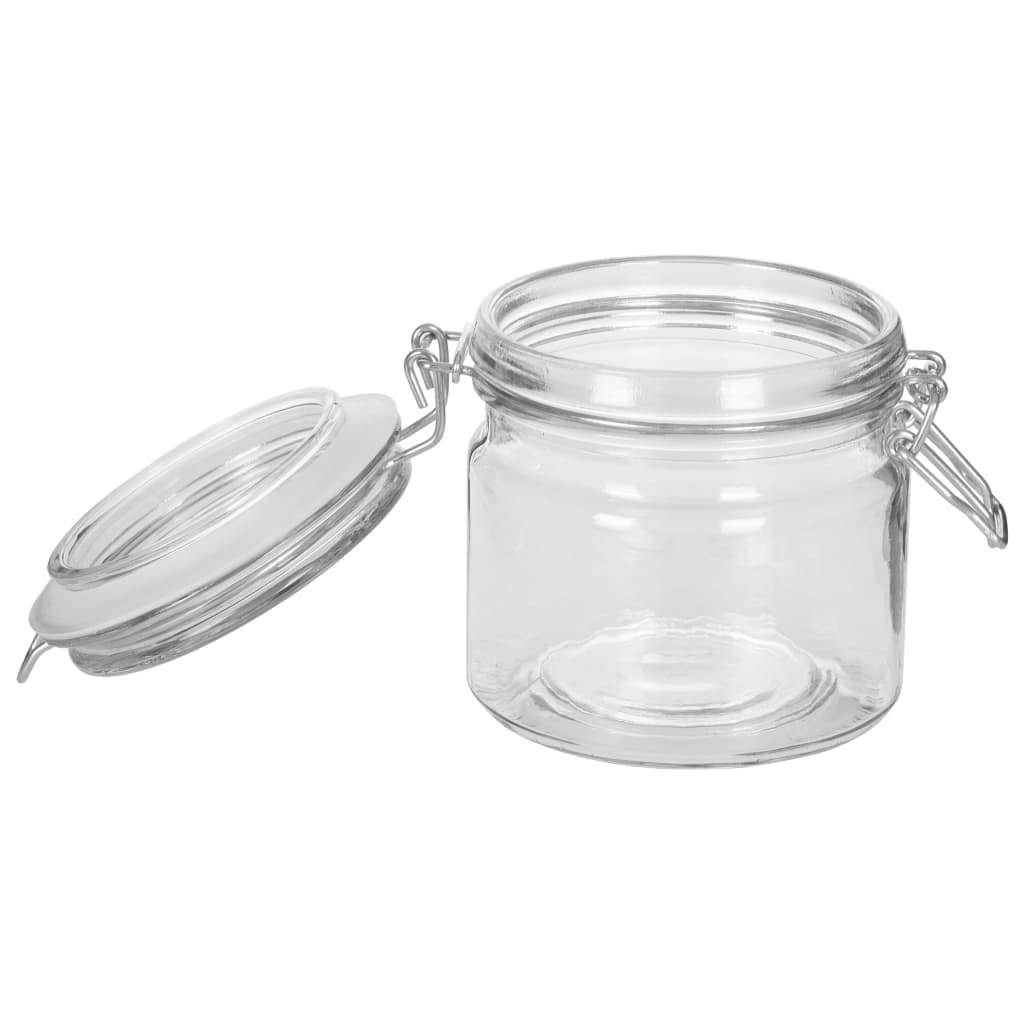 Opbergpotten Met Klemsluiting 6 St 500 Ml