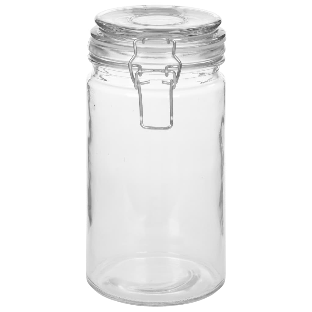 Opbergpotten Met Klemsluiting 6 St 1000 Ml