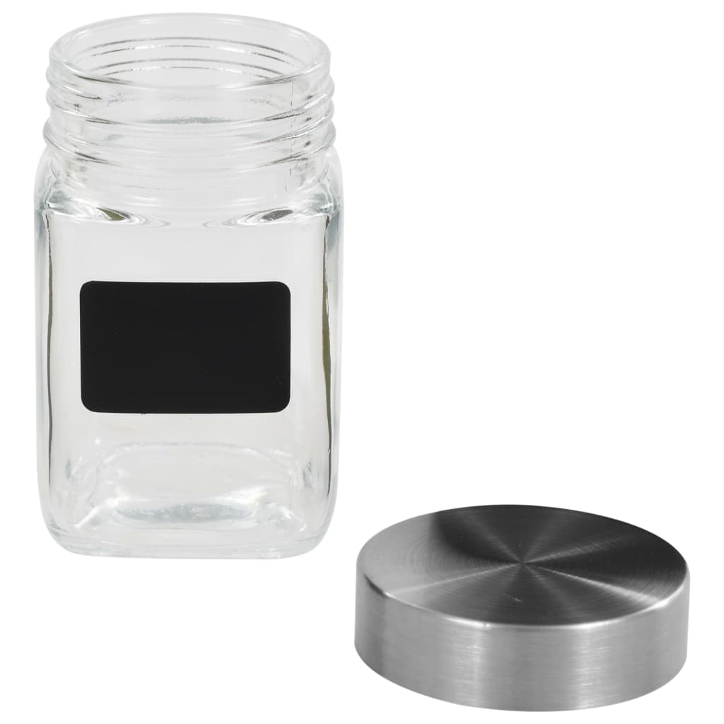 Opbergpotten Met Stickers 24 St 300 Ml