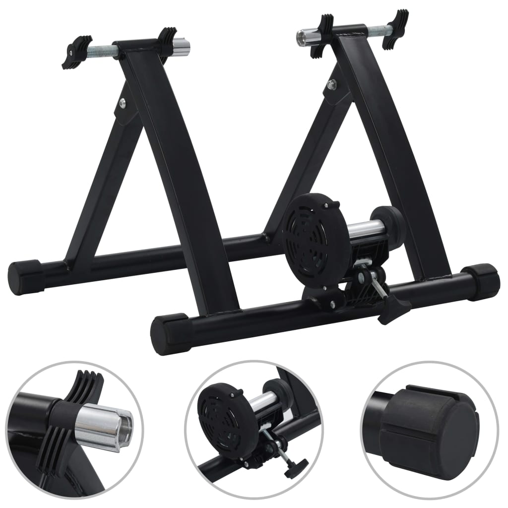 Roltrainer 26"-28" Staal Zwart