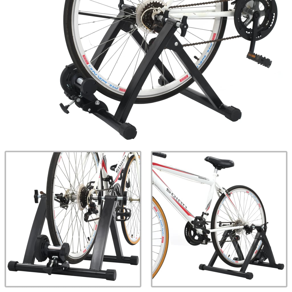 Roltrainer 26"-28" Staal Zwart
