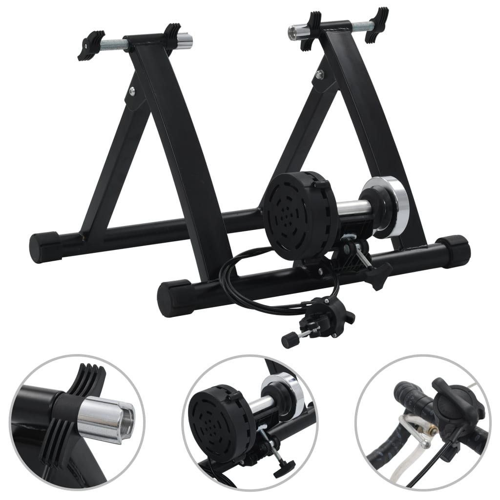 Roltrainer 26"-28" Staal Zwart