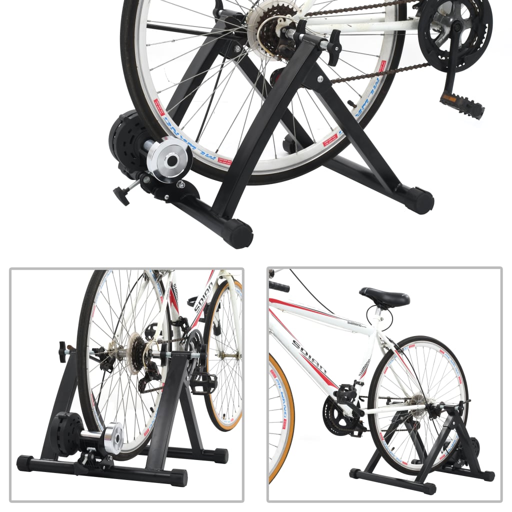 Roltrainer 26"-28" Staal Zwart