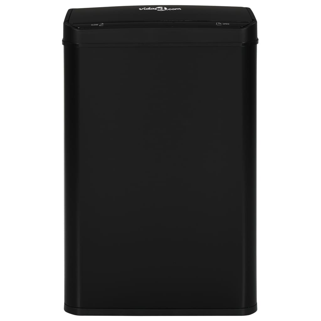 Prullenbak Met Automatische Sensor 60 L Staal Zwart