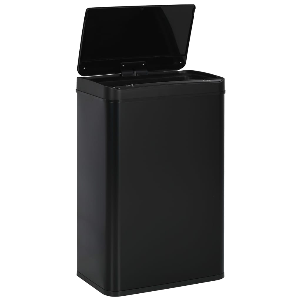 Prullenbak Met Automatische Sensor 60 L Staal Zwart
