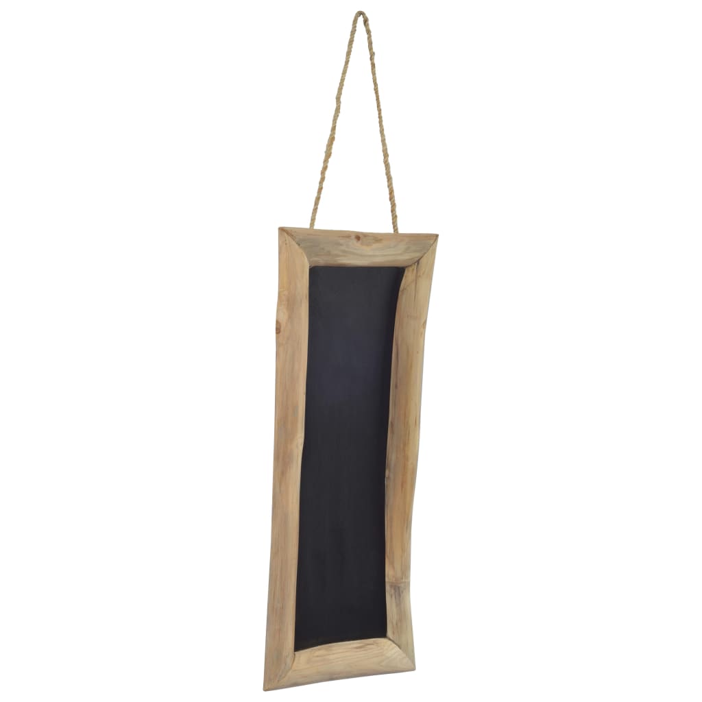 Krijtbord 3 St Massief Teakhout 30X70 Cm