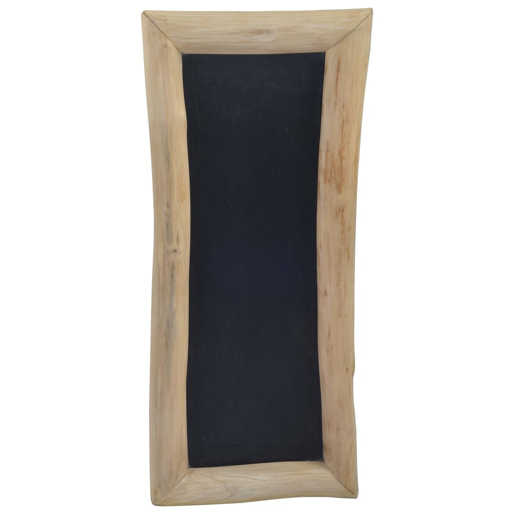 Krijtbord 3 St Massief Teakhout 30X70 Cm