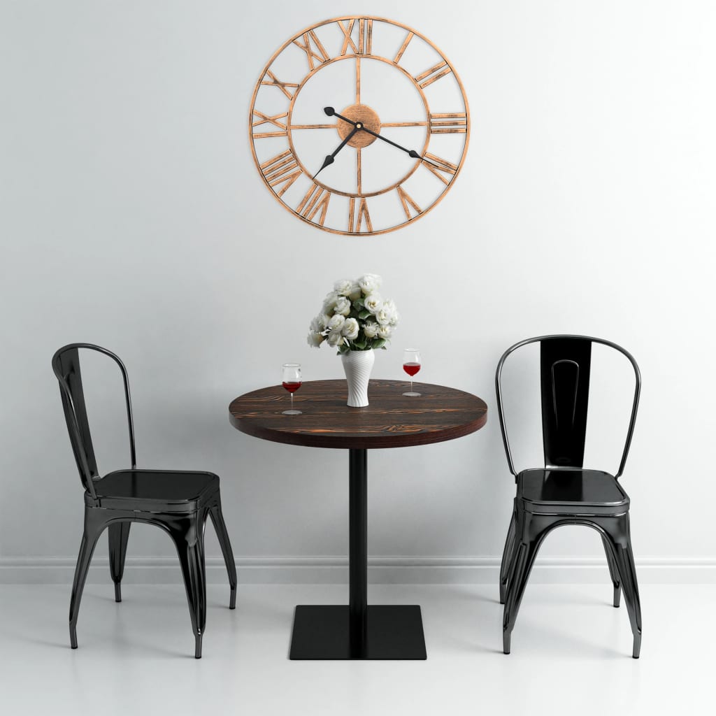 Wandklok 40 Cm Metaal Goudkleurig
