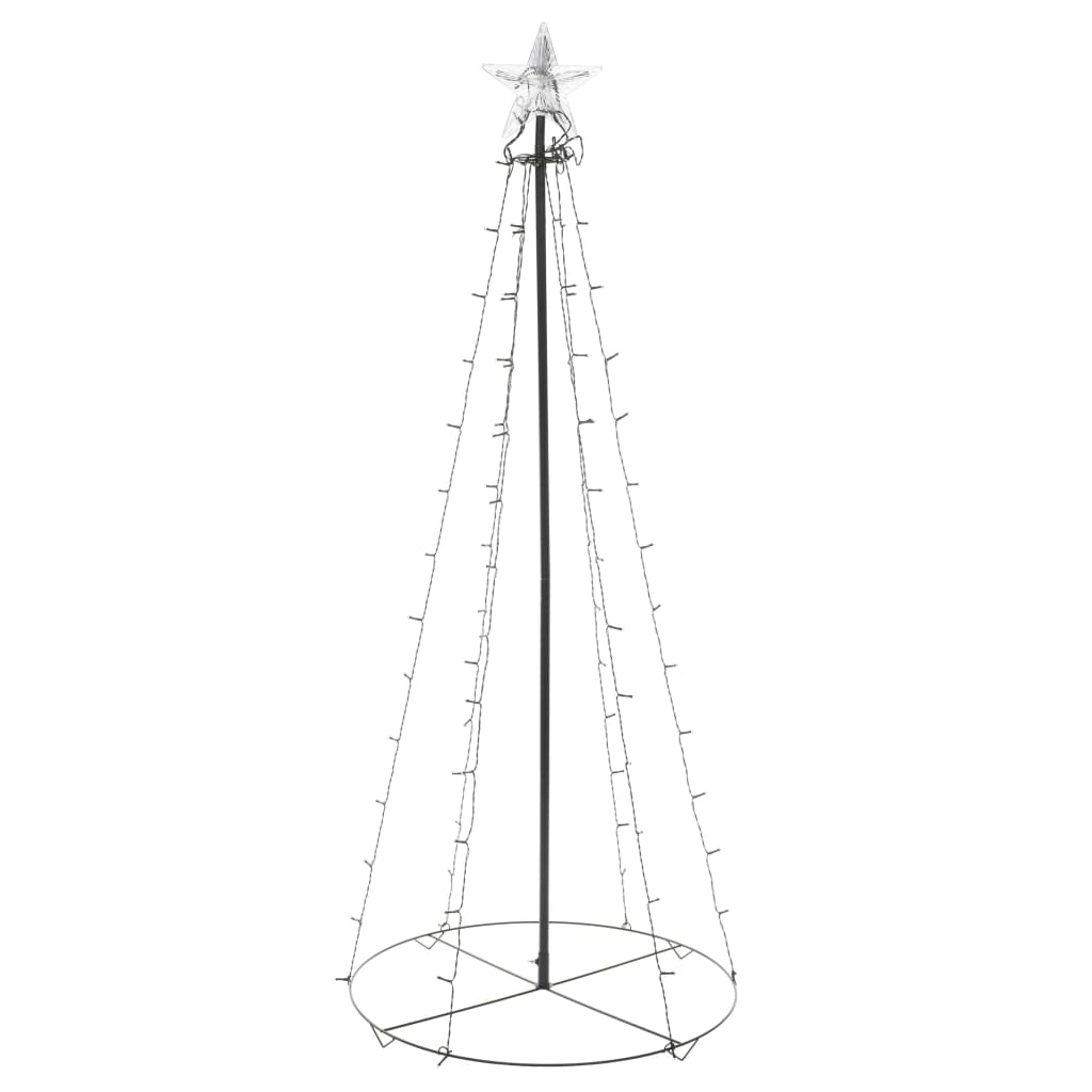 Kegelkerstboom 96 Led's Binnen En Buiten 72X180 Cm