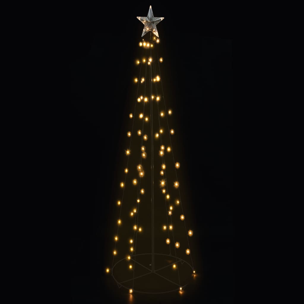 Kegelkerstboom 140 Led's Binnen En Buiten 72X240 Cm