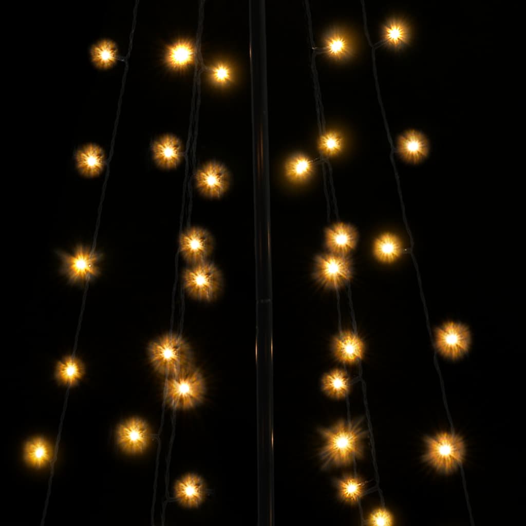 Kegelkerstboom 140 Led's Binnen En Buiten 72X240 Cm