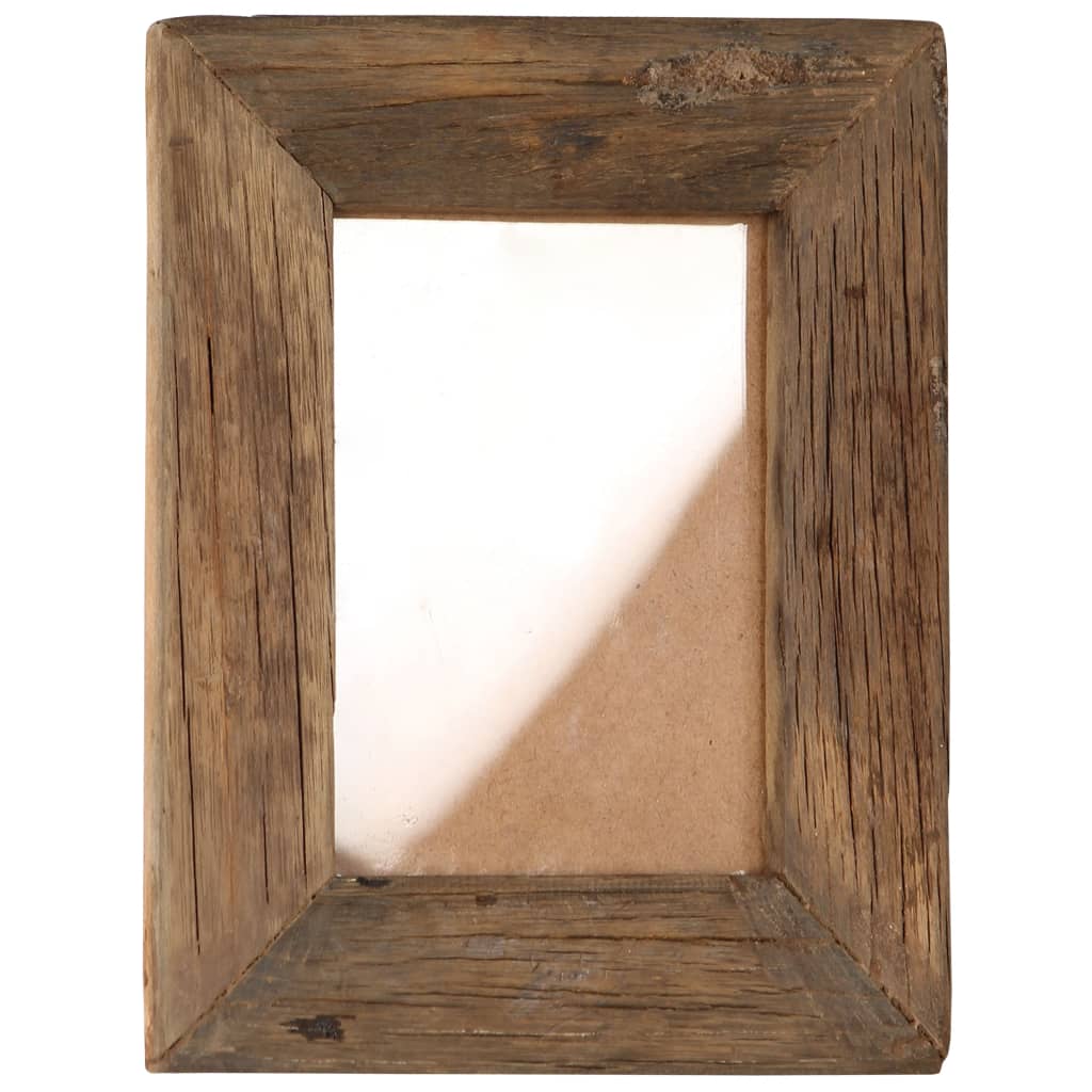 Fotolijsten 2 St 23X28 Cm Massief Gerecycled Hout En Glas