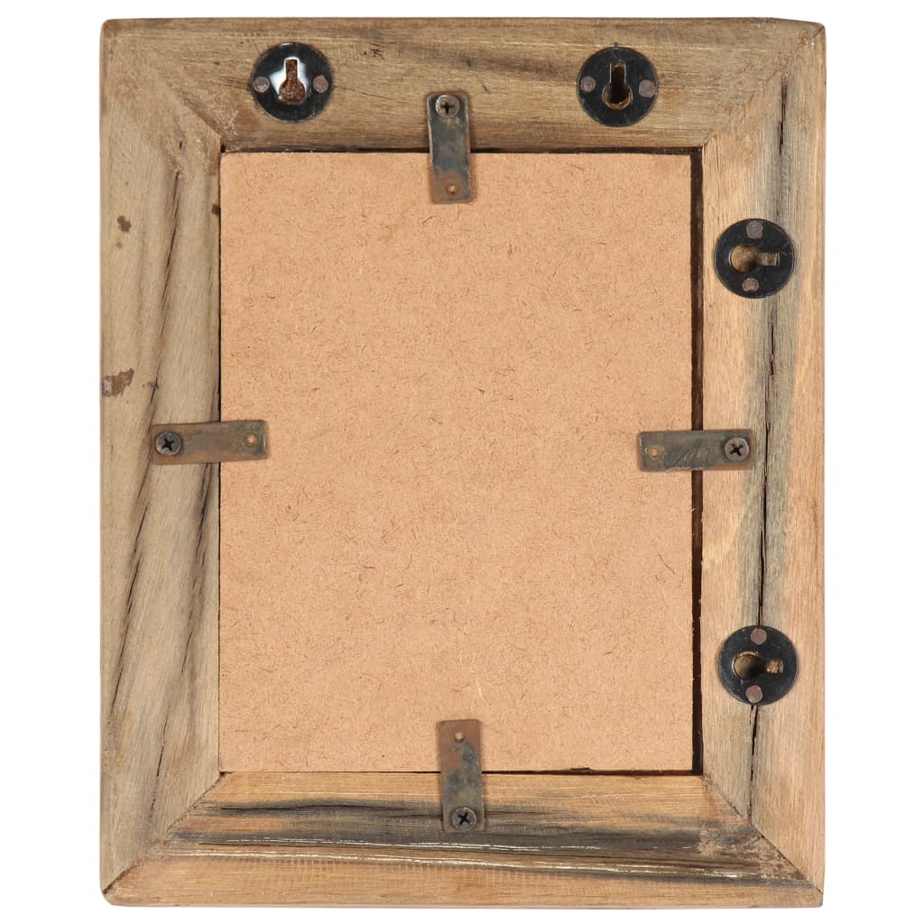Fotolijsten 2 St 23X28 Cm Massief Gerecycled Hout En Glas