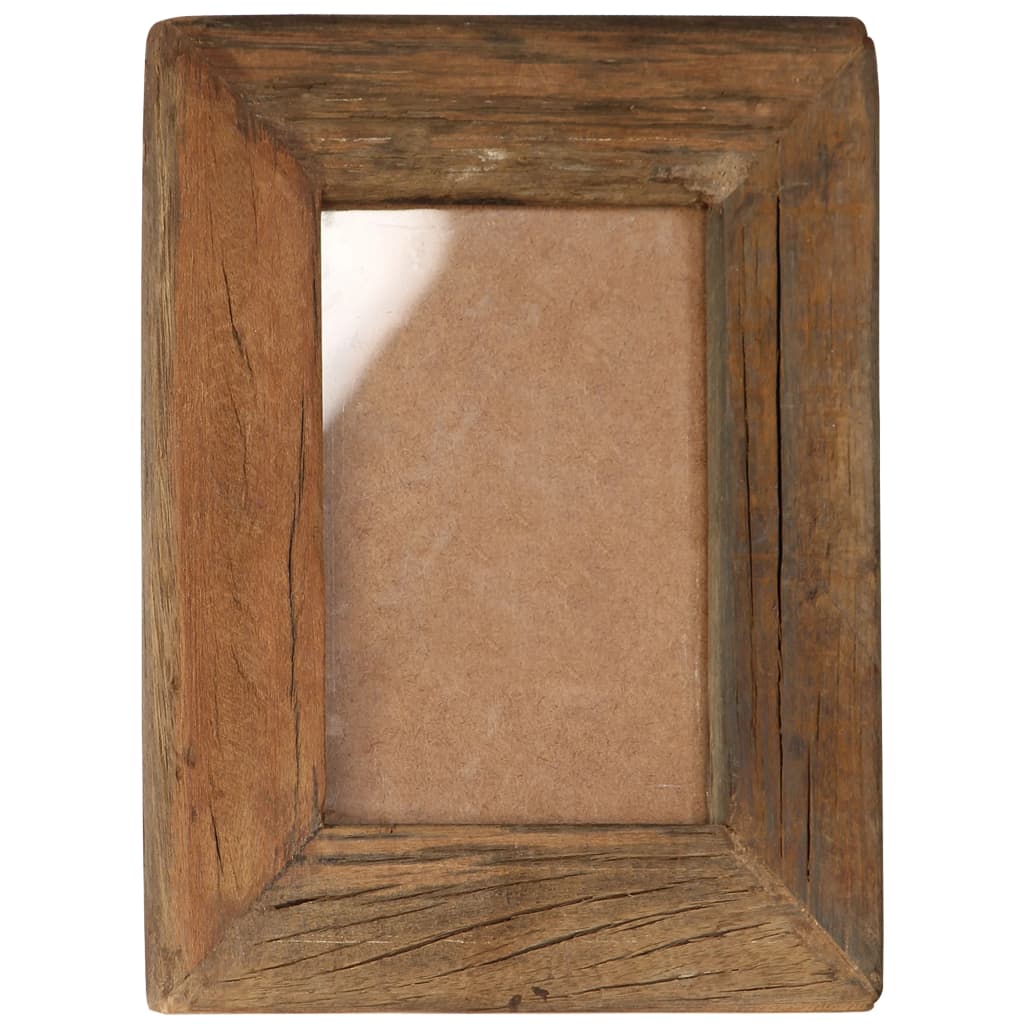 Fotolijsten 2 St 23X28 Cm Massief Gerecycled Hout En Glas