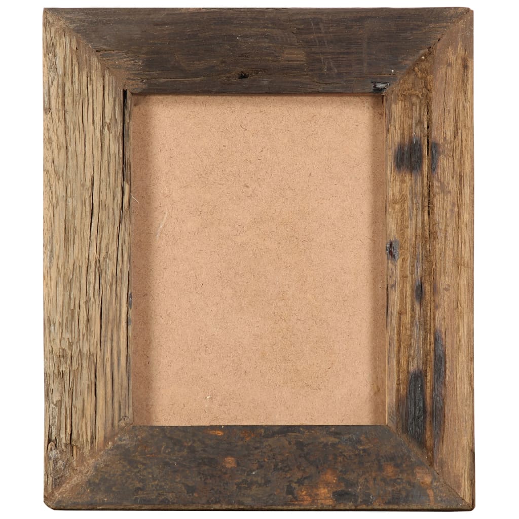 Fotolijsten 2 St 25X30 Cm Massief Gerecycled Hout En Glas