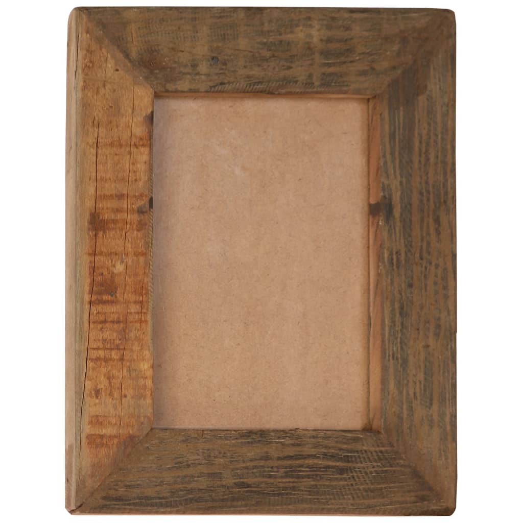 Fotolijsten 2 St 25X30 Cm Massief Gerecycled Hout En Glas