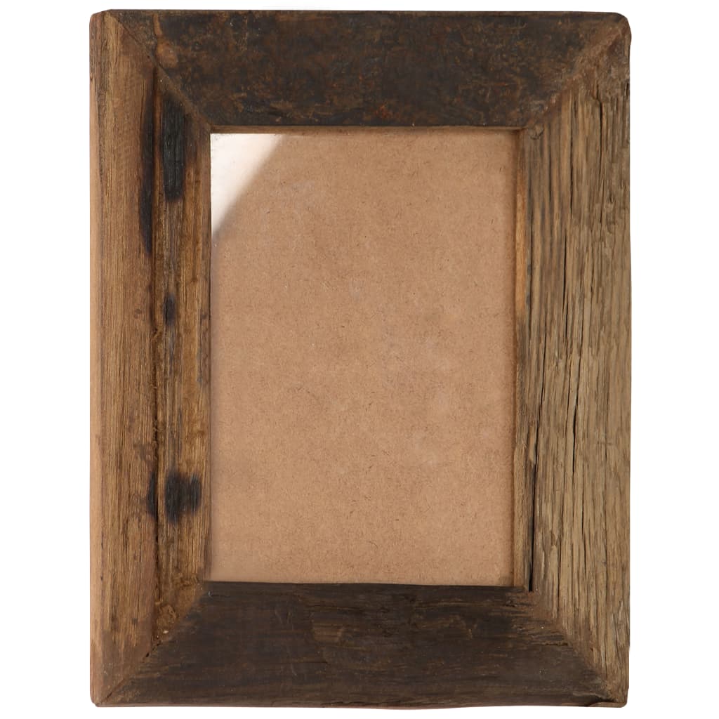 Fotolijsten 2 St 25X30 Cm Massief Gerecycled Hout En Glas