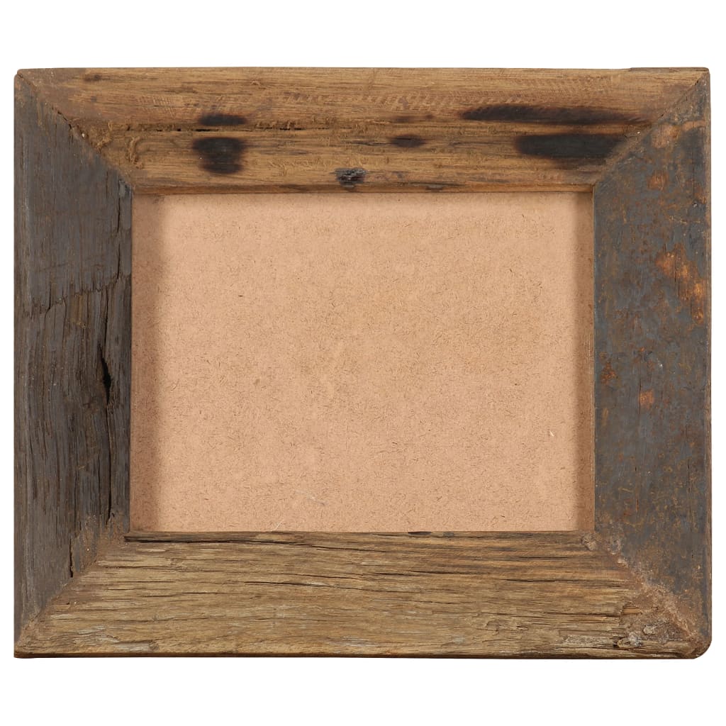 Fotolijsten 2 St 25X30 Cm Massief Gerecycled Hout En Glas