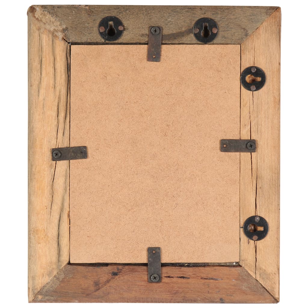 Fotolijsten 2 St 25X30 Cm Massief Gerecycled Hout En Glas