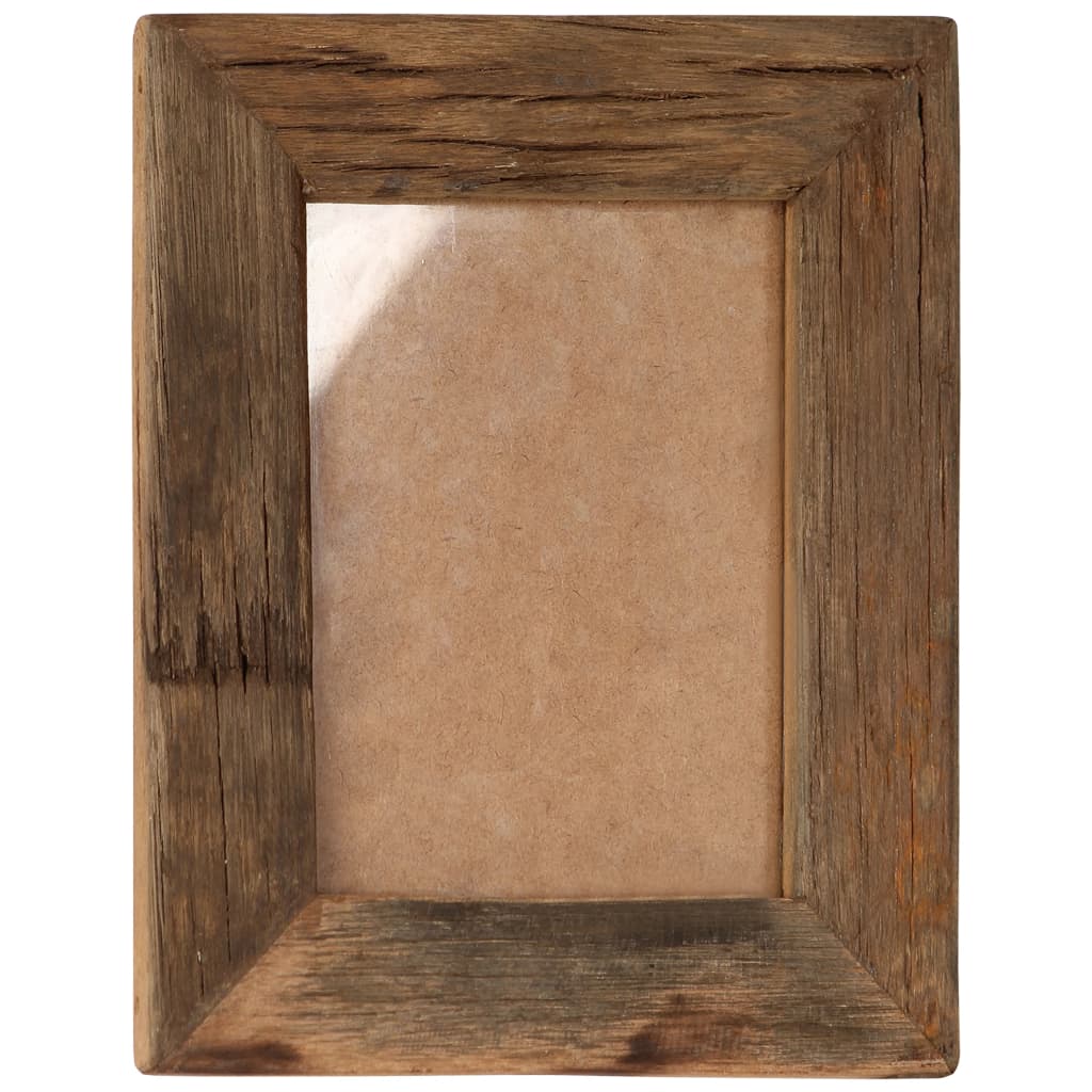 Fotolijsten 2 St 25X30 Cm Massief Gerecycled Hout En Glas